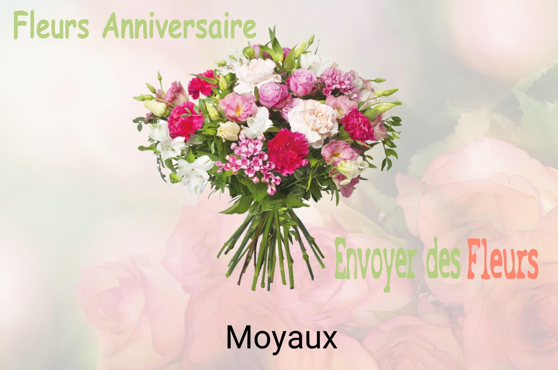 Bouquet de fleurs d’anniversaire livré à Moyaux